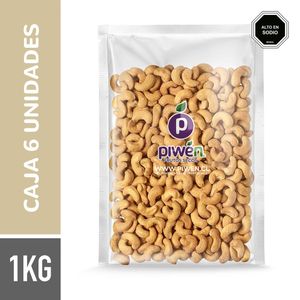 Pack Castañas de Cajú Con Sal 1KG