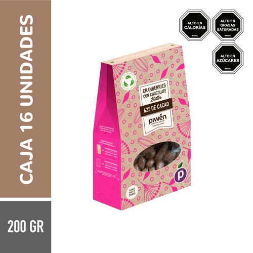 Pack Cranberries Chocolate Bitter 200GR Compostable
