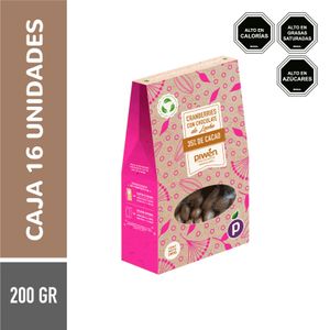 Pack Cranberries Chocolate de Leche 200GR Compostable