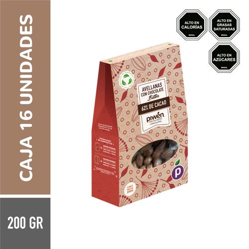 Pack Avellanas Chocolate Bitter 200GR Compostable