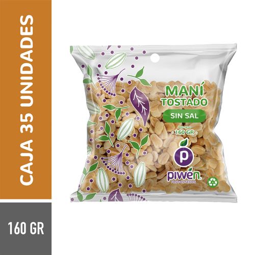 Pack Maní Tostado Sin Sal 160GR